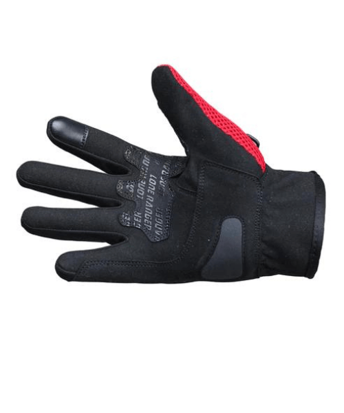 Lone Ranger AirX Biker Riding Gloves - Red Black