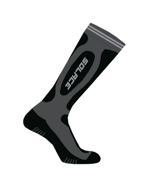 Solace Suska Core WP Socks - Black Grey