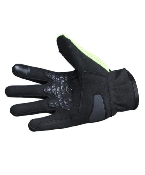 Lone Ranger AirX Biker Riding Gloves - Neon Green Black