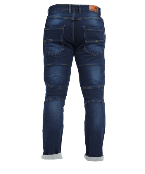 Solace Gravel Motorcycle Denims with Level 2 Armour - Blue