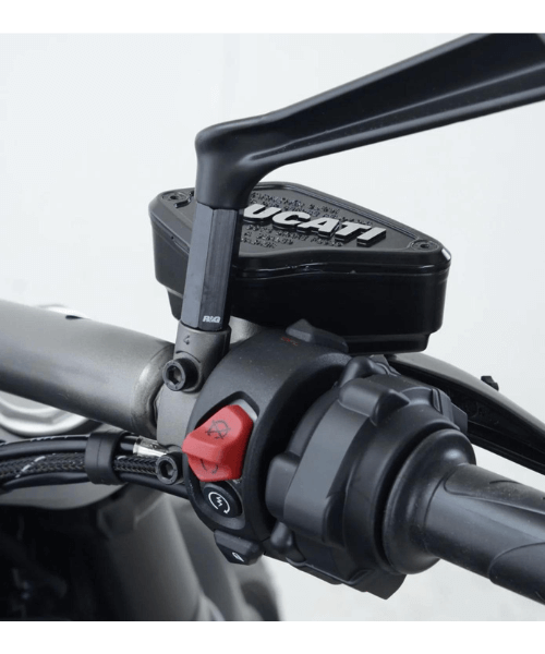 R & G Mirror Risers for Ducati Diavel - MR0002BK