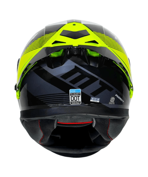 MT Thunder 3 SV Pro Diversity Helmet - Gloss Fluorescent Yellow