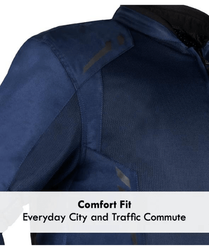 Rynox Cypher GT Riding Jacket - Navy Blue