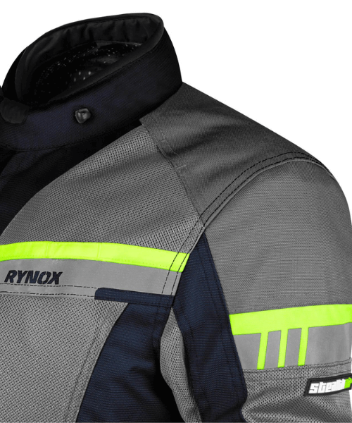 Rynox Stealth Air Pro Riding Jacket - Navy Blue