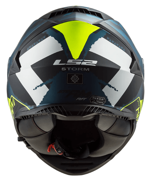 LS2 FF800 Storm Sprinter Helmet - Matt Black Silver Cobalt