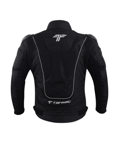 Tarmac One III Level 2 Riding Jacket with SAFE TECH protectors + FREE Tarmac Swift Gloves - Black