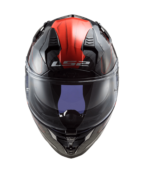 LS2 FF327 Challenger CT2 Fold Helmet - Gloss Red