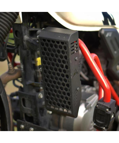 Auto Engina Hero Xpulse 200 Radiator Guard - Black