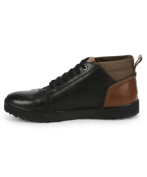 Royal Enfield Hanker Riding Boots - Black Khaki