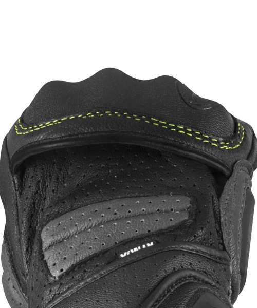 Rynox Storm Evo 3 Riding Gloves - Hi-Viz Green Black