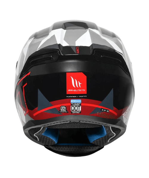 MT Hummer Monti Helmet - Gloss White Black