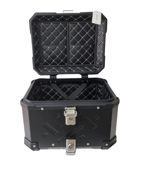 Asiatic Aluminium Top Box 36L without Backrest - Black