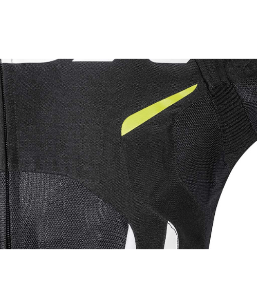 Ixon Gyre Text Riding Jacket - Black White