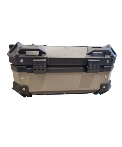 Asiatic Aluminium Top Box 22L without Backrest - Silver