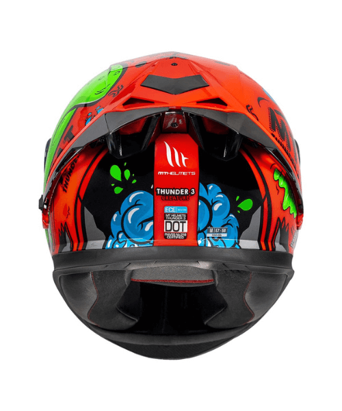 MT Thunder 3 Pro Creature Helmet - Gloss Red