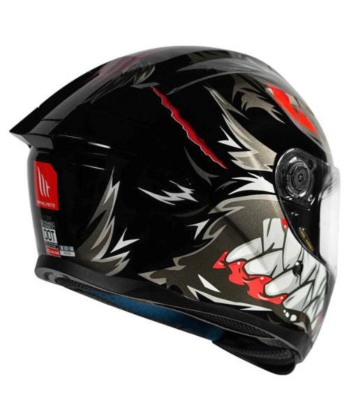 MT Hummer B Lycan Helmet - Gloss Black