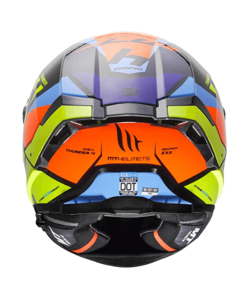 MT Thunder 4 SV EXA C13 Helmet - Gloss Fluorescent Yellow