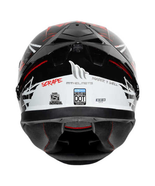 MT Thunder 3 SV Pro Scrape Helmet - Gloss Red