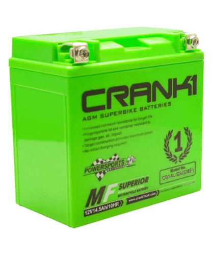 Crank1 Battery For Harley Davidson 48-CB14L-BS