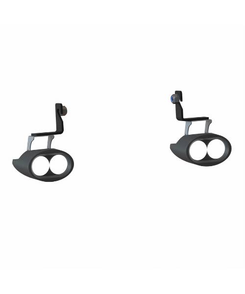 Meg Foglamp Mount for KTM Duke 390 - Stone Black