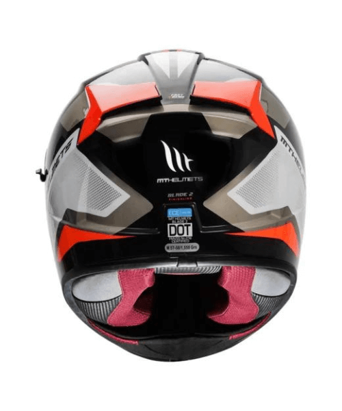 MT Blade 2SV Finishline D5 Helmet - Gloss Red