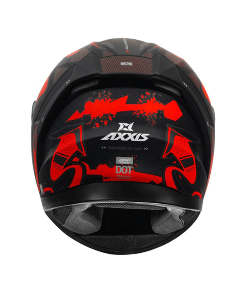 Axxis Segment Arrow B15 Helmet - Matt Fluorescent Red