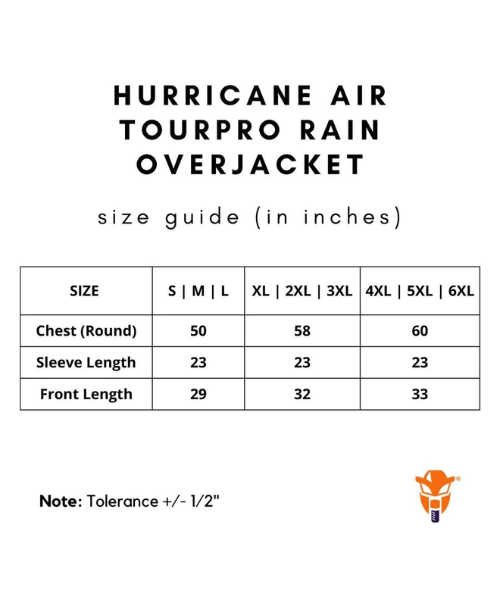 Mototech Hurricane Air TourPro Waterproof Rain Overjacket - Grey Green