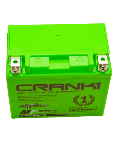 Crank1 Battery For Kawasaki KLE Versys 650-CB12-BS