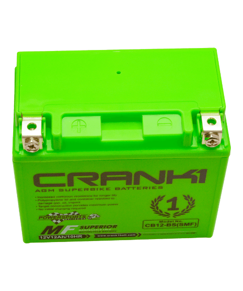 Crank1 Battery For Kawasaki Vulcan 900 Custo-CB12-BS