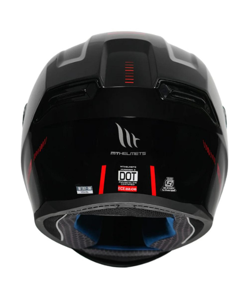 MT Hummer B Solid Helmet - Gloss Black