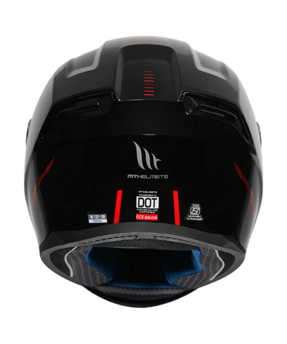 MT Hummer B Solid Helmet - Gloss Black