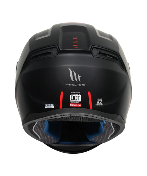 MT Hummer B Solid Helmet - Matt Black