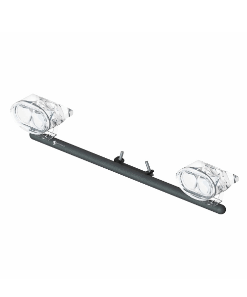 Meg Foglamp Mount for Mahindra Mojo - Stone Black