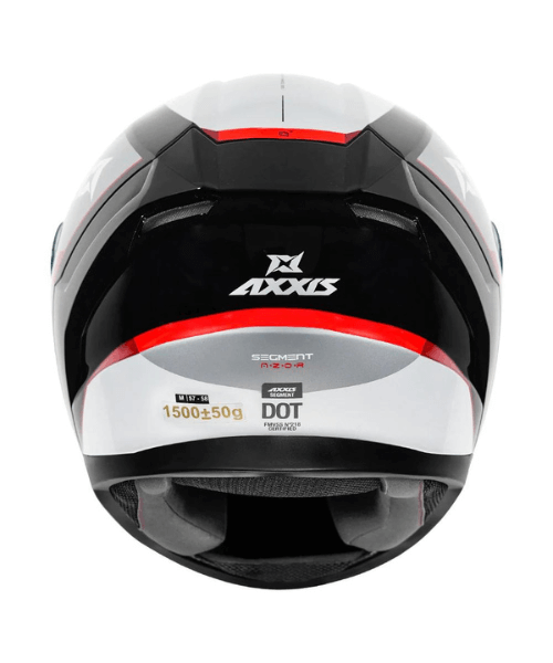 Axxis Segment Azor B5 Helmet - Gloss Red Black