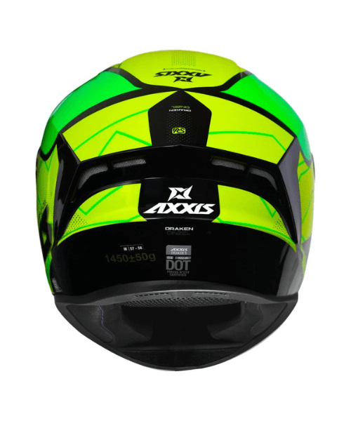 Axxis Draken’S Cinzel C3 Helmet - Gloss Fluorescent Yellow