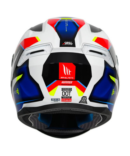 MT Hummer B Nighthawk Helmet - Gloss Multicolor