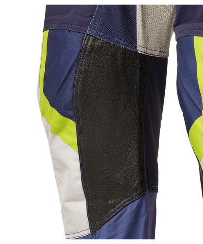 Rynox Dune Neo Offroad Pants - Blue Hi-Viz Green