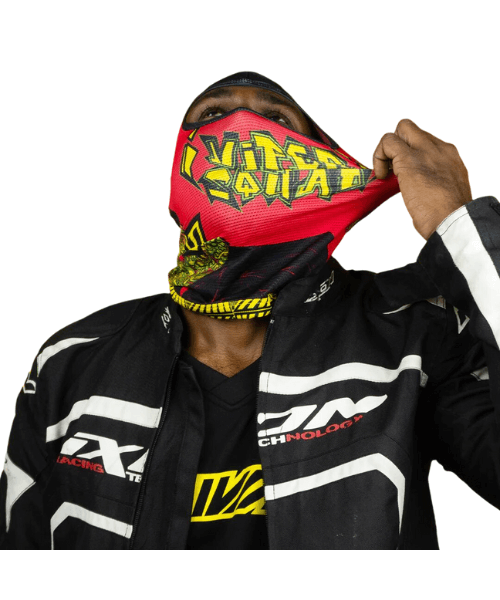 Tiivra Viper Squad Balaclava - Red