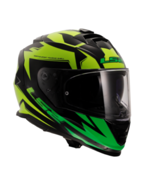 LS2 FF800 Storm II Atomik Helmet - Hi Viz Yellow Shadow