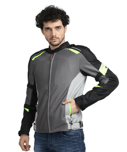 Solace AIR-X V3 Riding Jacket - Black Neon