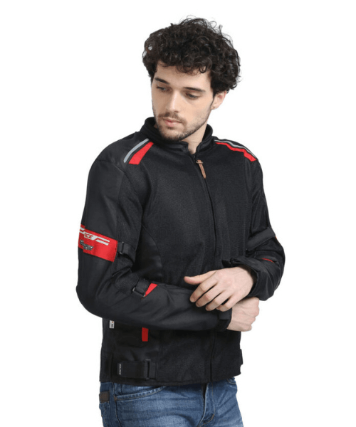 Solace AIR-X V3 Riding Jacket - Black Red