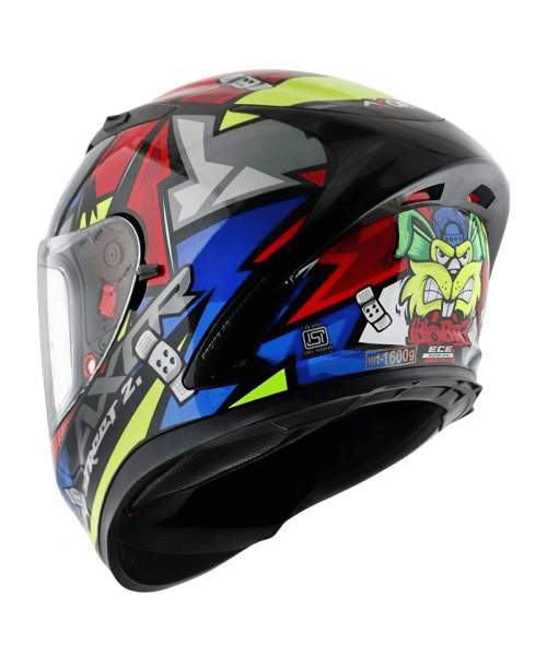 Axor Street Bobby Helmet - Black Red