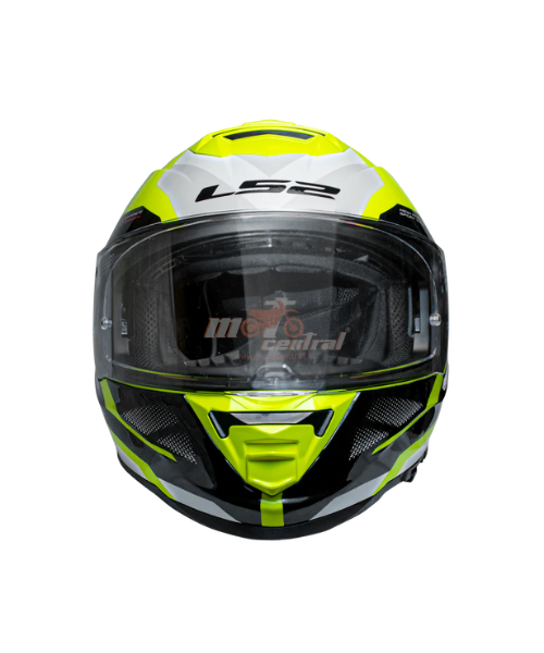 LS2 FF800 Storm II Kronos Helmet - Gloss Yellow White Black