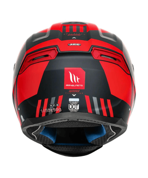 MT Hummer Capacitor Helmet - Matt Red