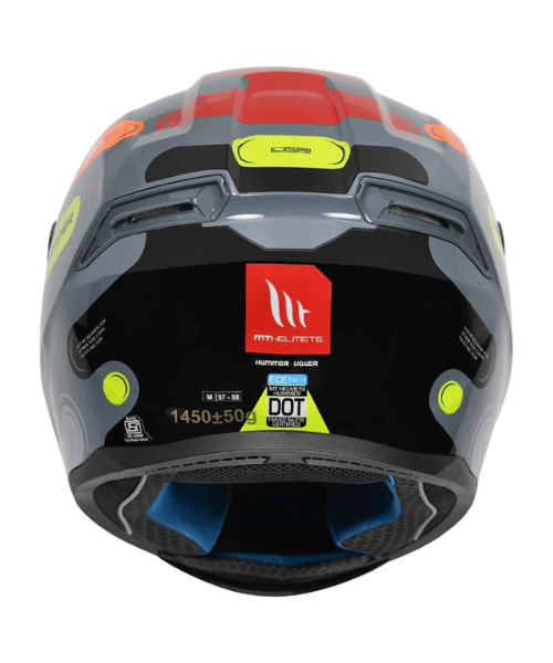 MT Hummer Liquer Helmet - Gloss Fluorescent Orange