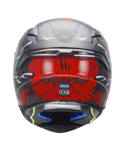 MT Targo Pro Kraken Gloss Helmet - Black