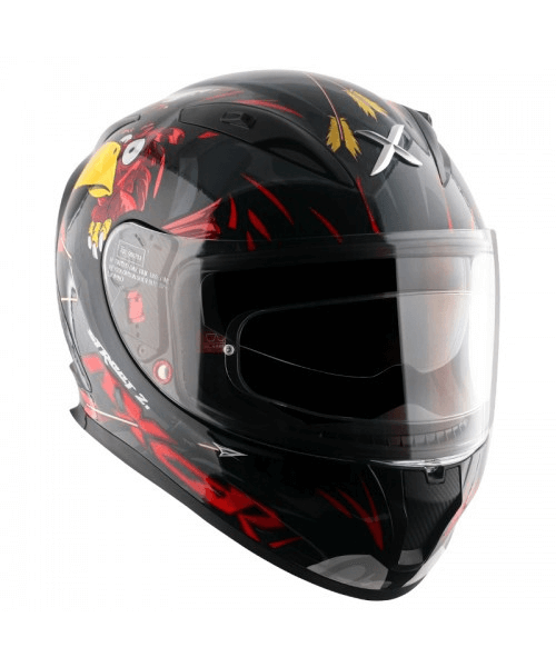 Axor Street Zazu Helmet - Black Red