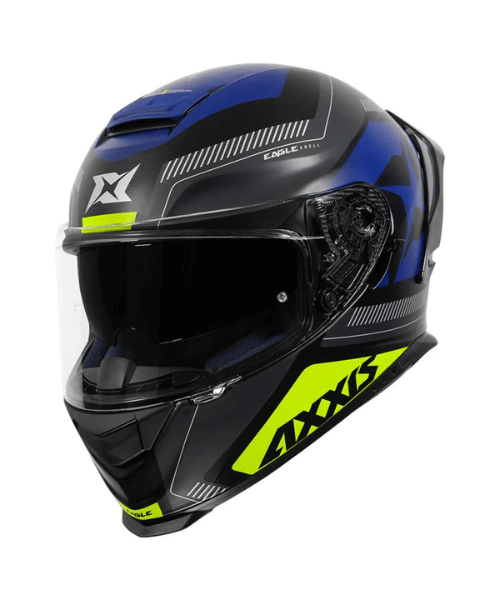 Axxis Eagle SV ILLES Helmet - Matt Fluorescent Yellow