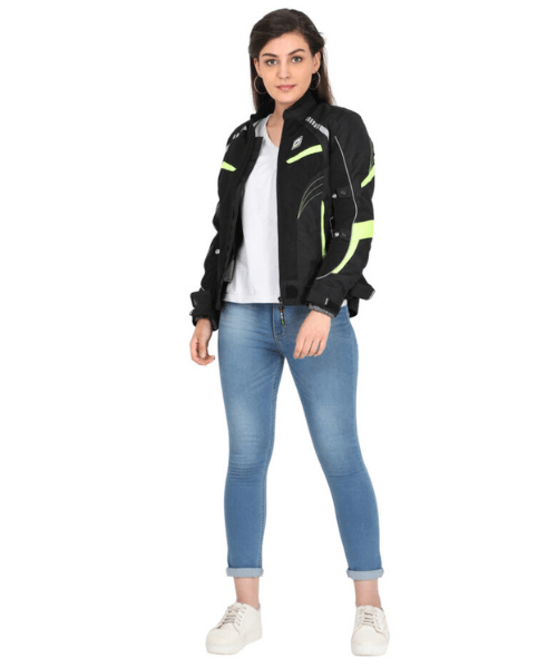 Solace Asmi Ladies Jacket V3 Black &amp; Neon