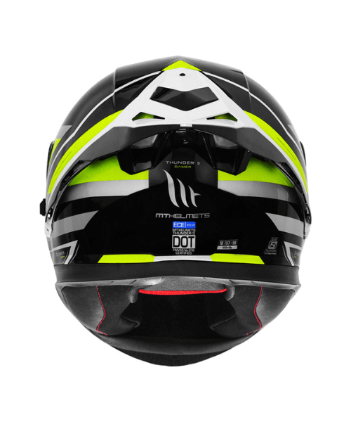 MT Thunder 3 SV Pro Damer Gloss Helmet - Fluorescent Yellow